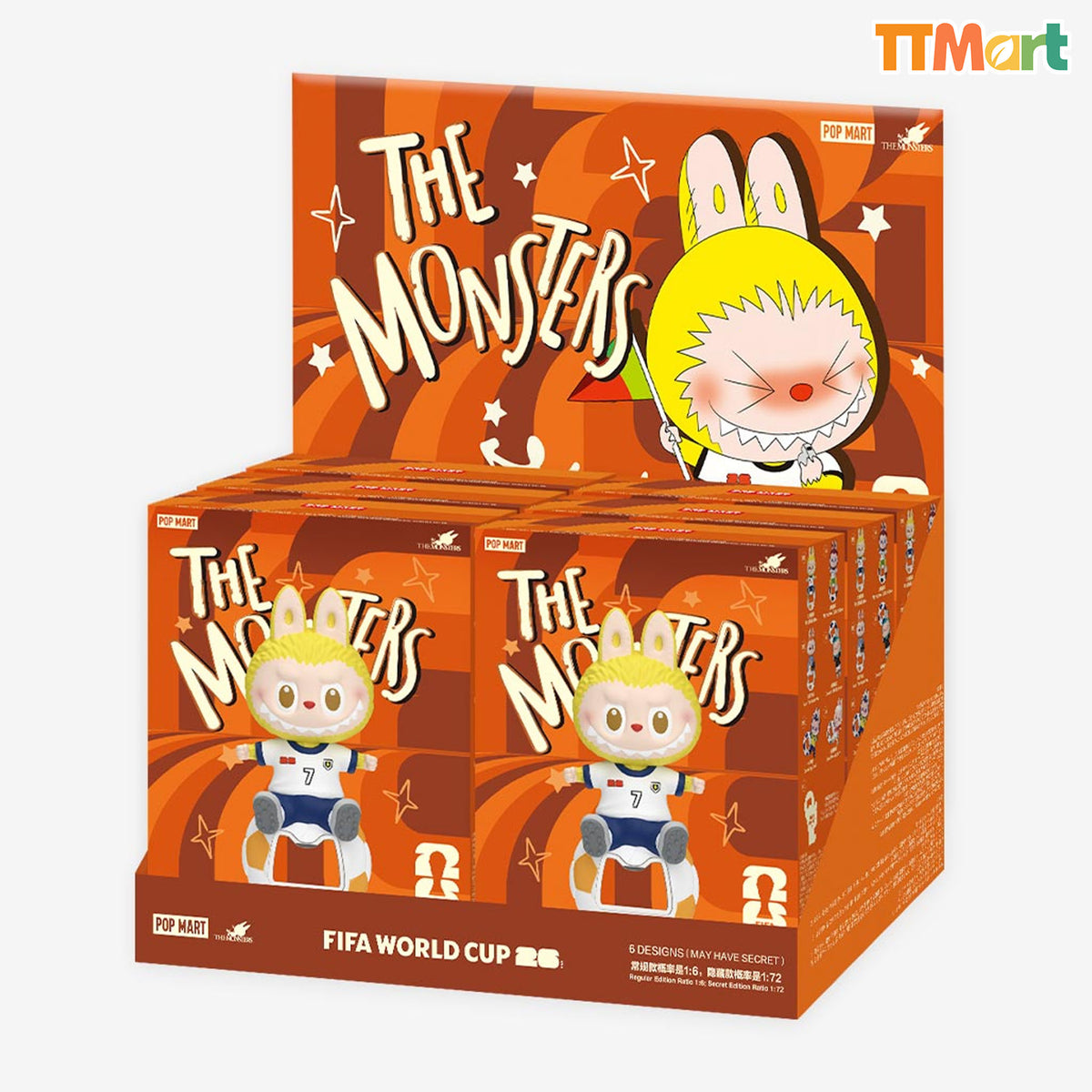 THE MONSTERS × FIFA SERIES - Bottle Opener Fridge Magnet Blind Box