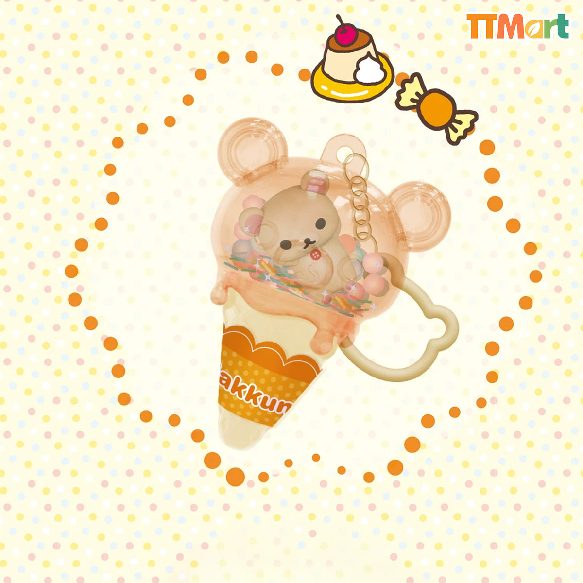 Rilakkuma Ice-cream Keychain Series Blind Box