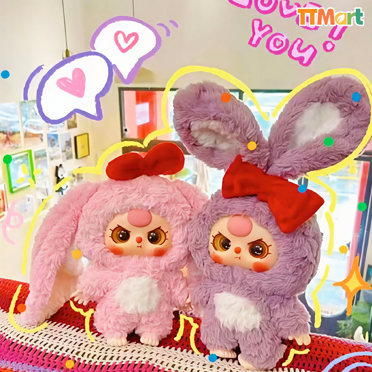 Baby Three 400% Big Plush Animal Series Blind Box