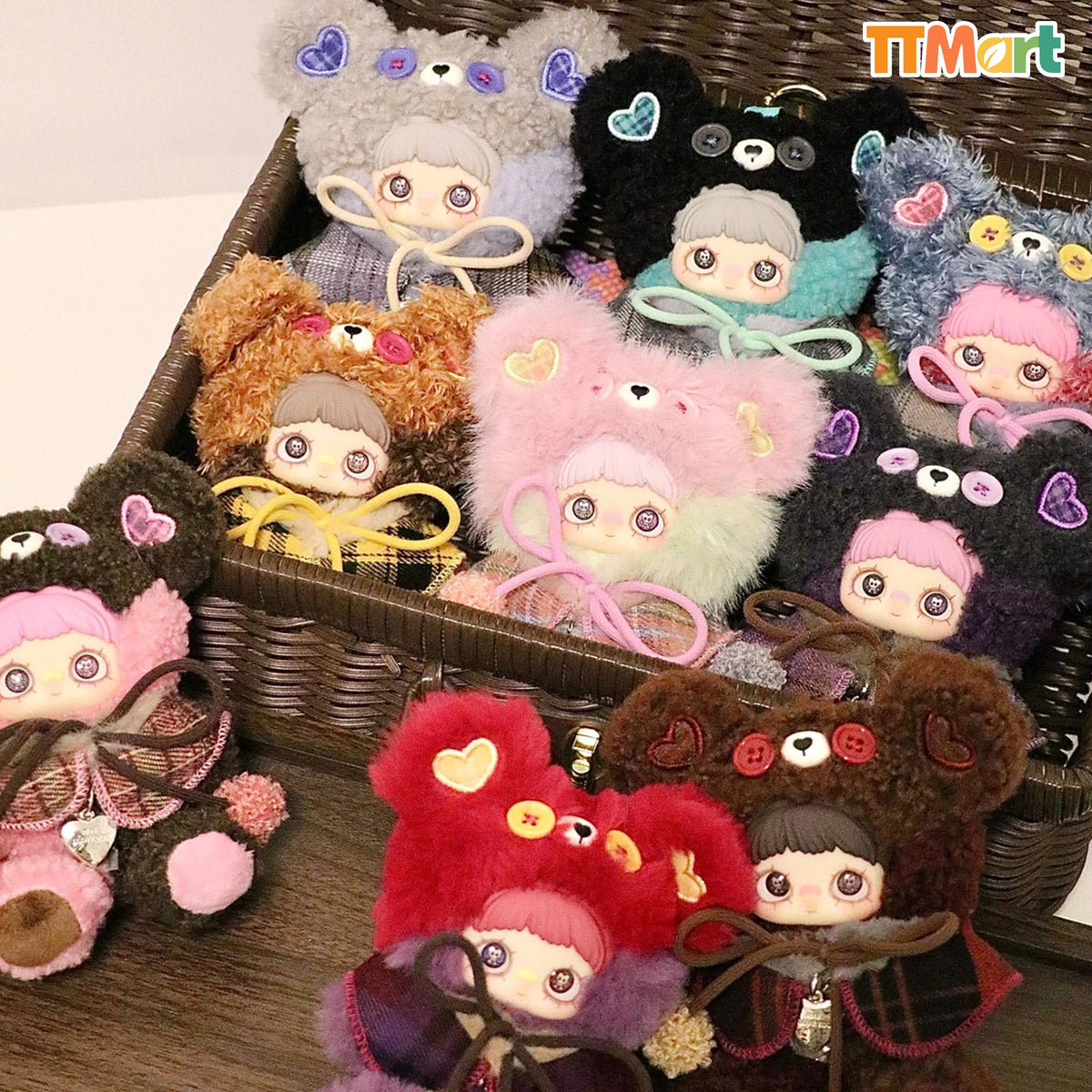 MAYMEI Tiny Bear Cookie Plush Series Blind Box