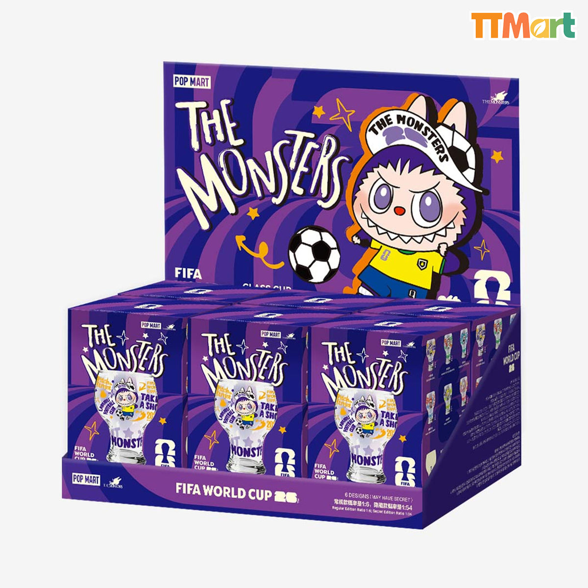THE MONSTERS × FIFA SERIES-Glass Cup Blind Box