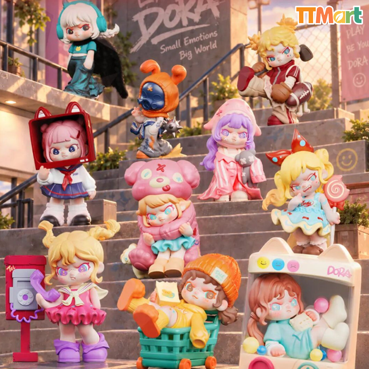 DORA 404 Block Series Figures Blind Box