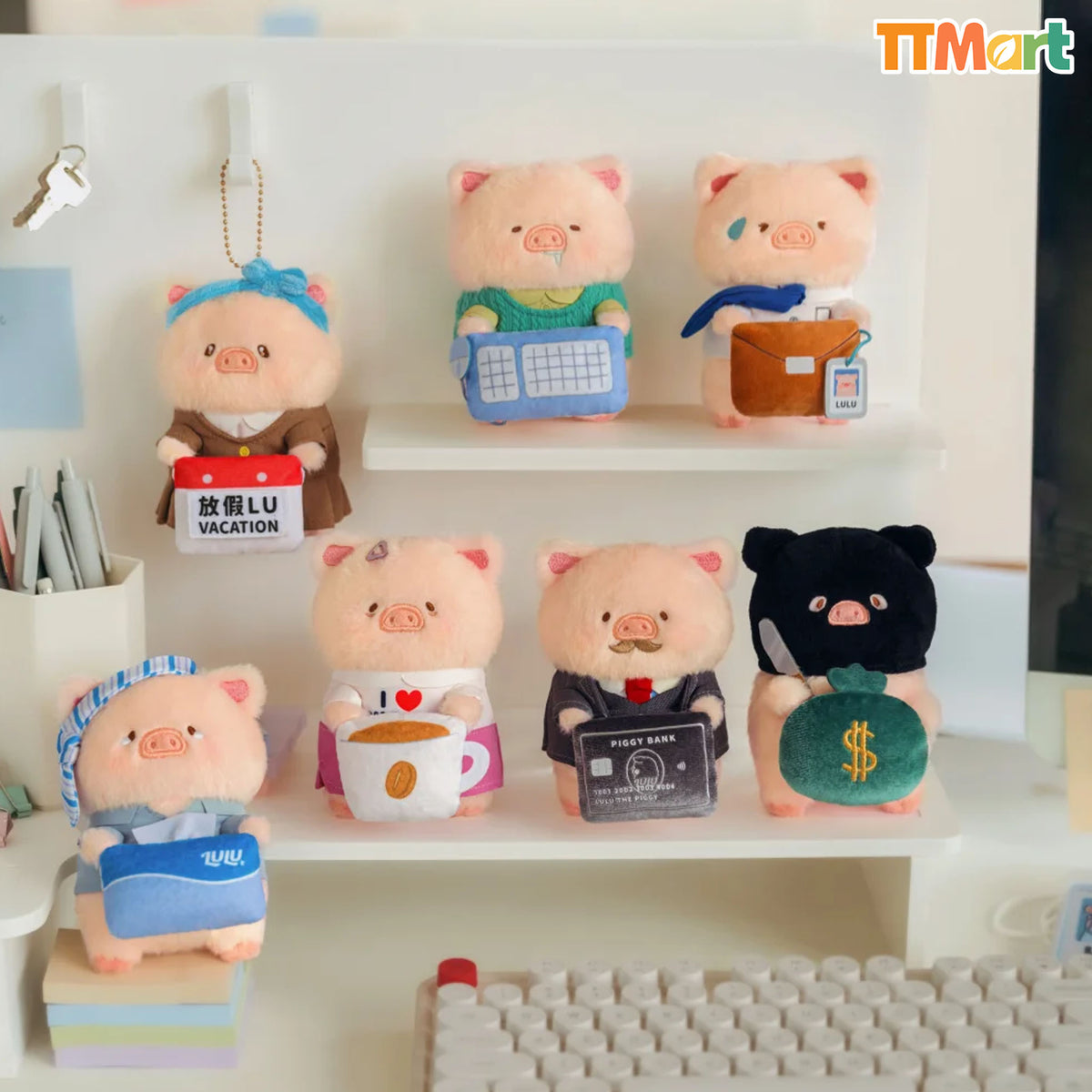 LULU THE PIGGY My Workplace Partners Series Plush Blind Box