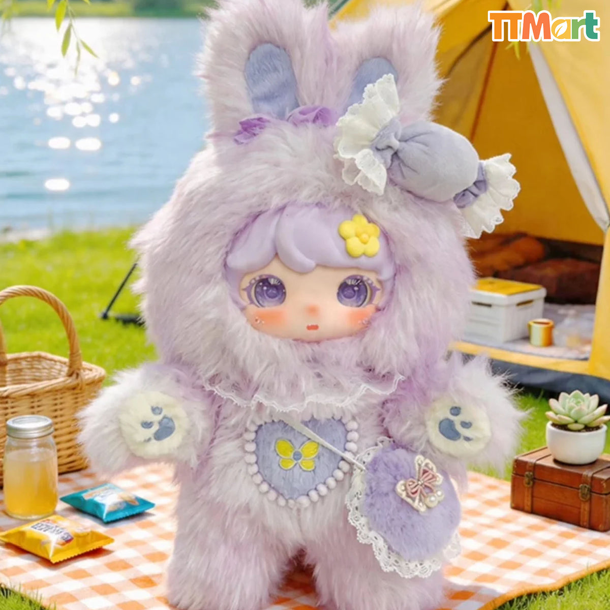 LUXI 600% Picnic Bunny Series Plush Blind Box