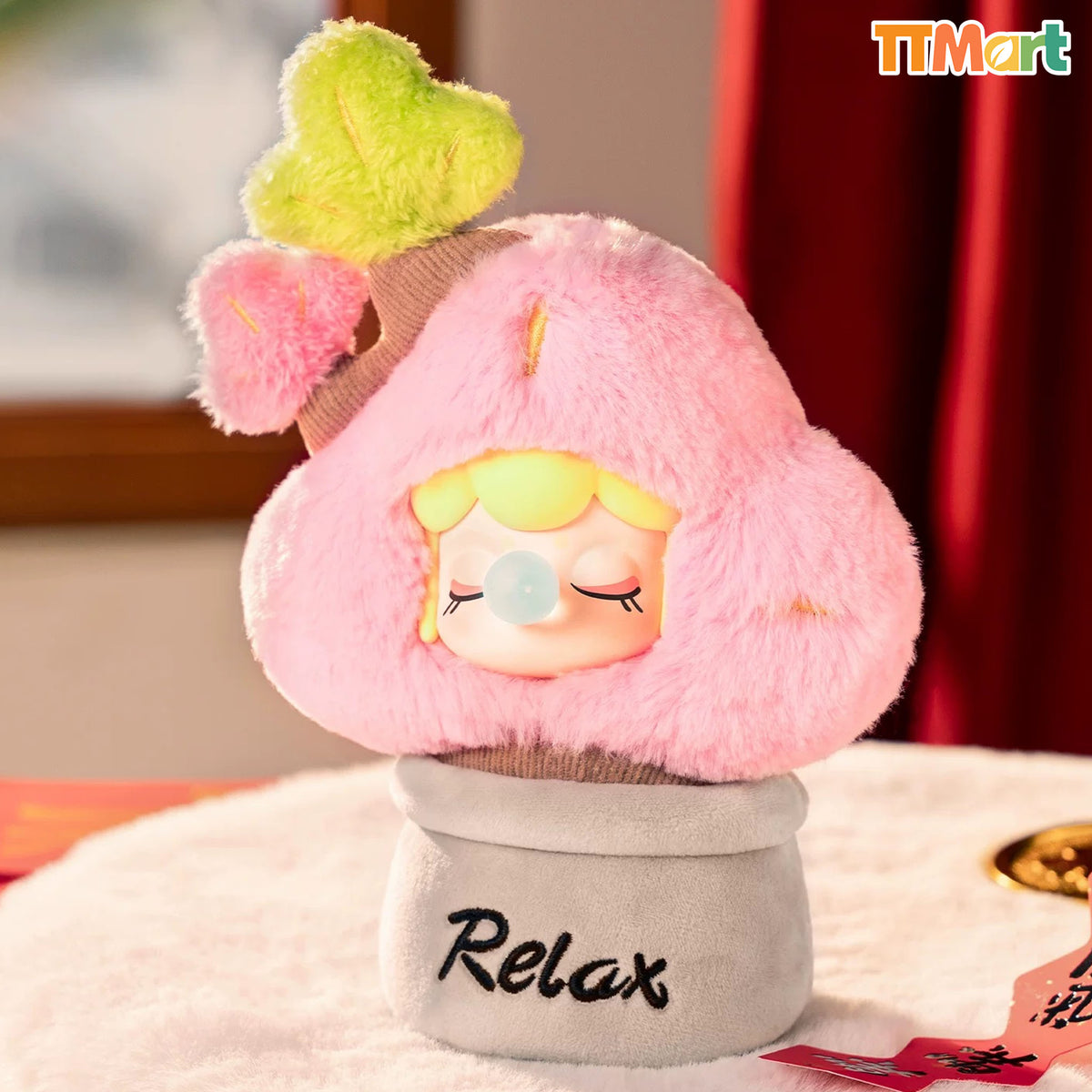 NANCI Best Wishes Series Plush Potted Plant Carefree Days Confirmed Box