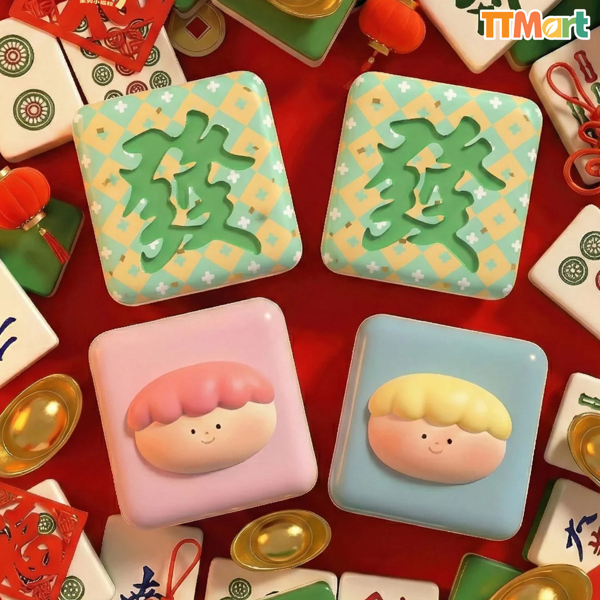 BIGGALLERY Wealth & Blessings Together Mini Bean Series Blind Bag