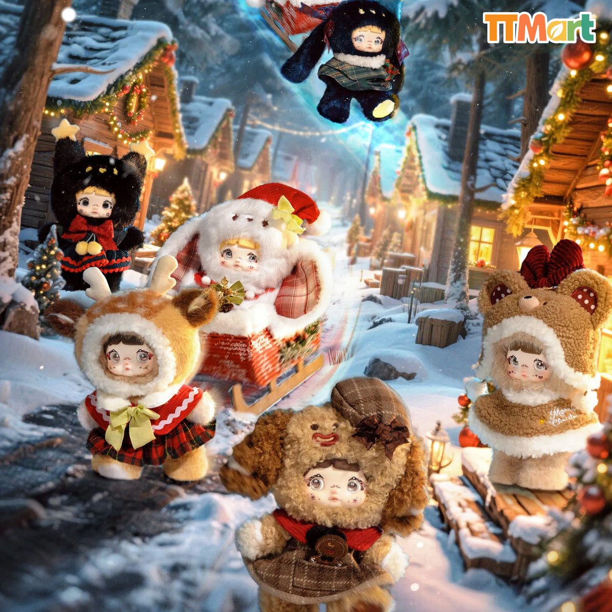 NOMMI Magical Christmas Eve Plush Series Blind Box