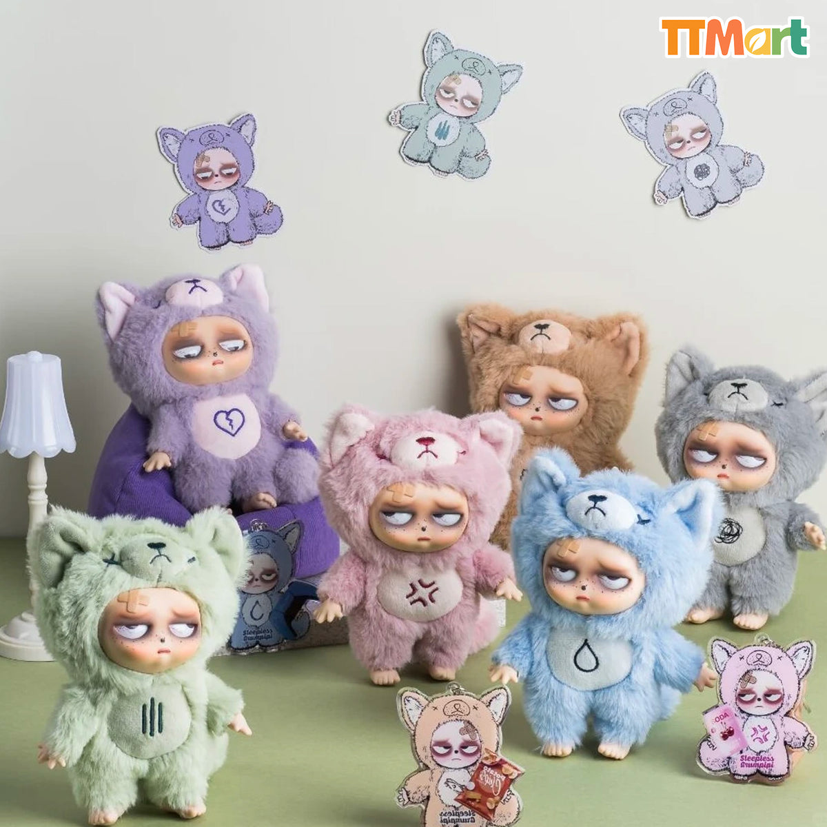Sleepless Grumpipi Series Plush Blind Box
