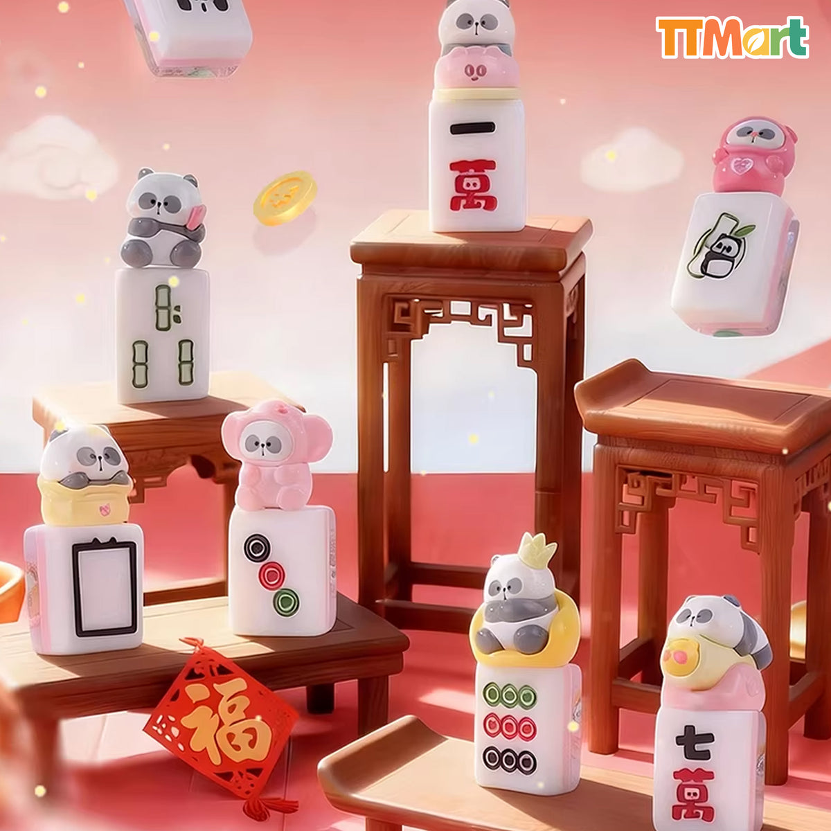 MR.PA Overflowing Peach Luck Mini Bean Series Blind Bag