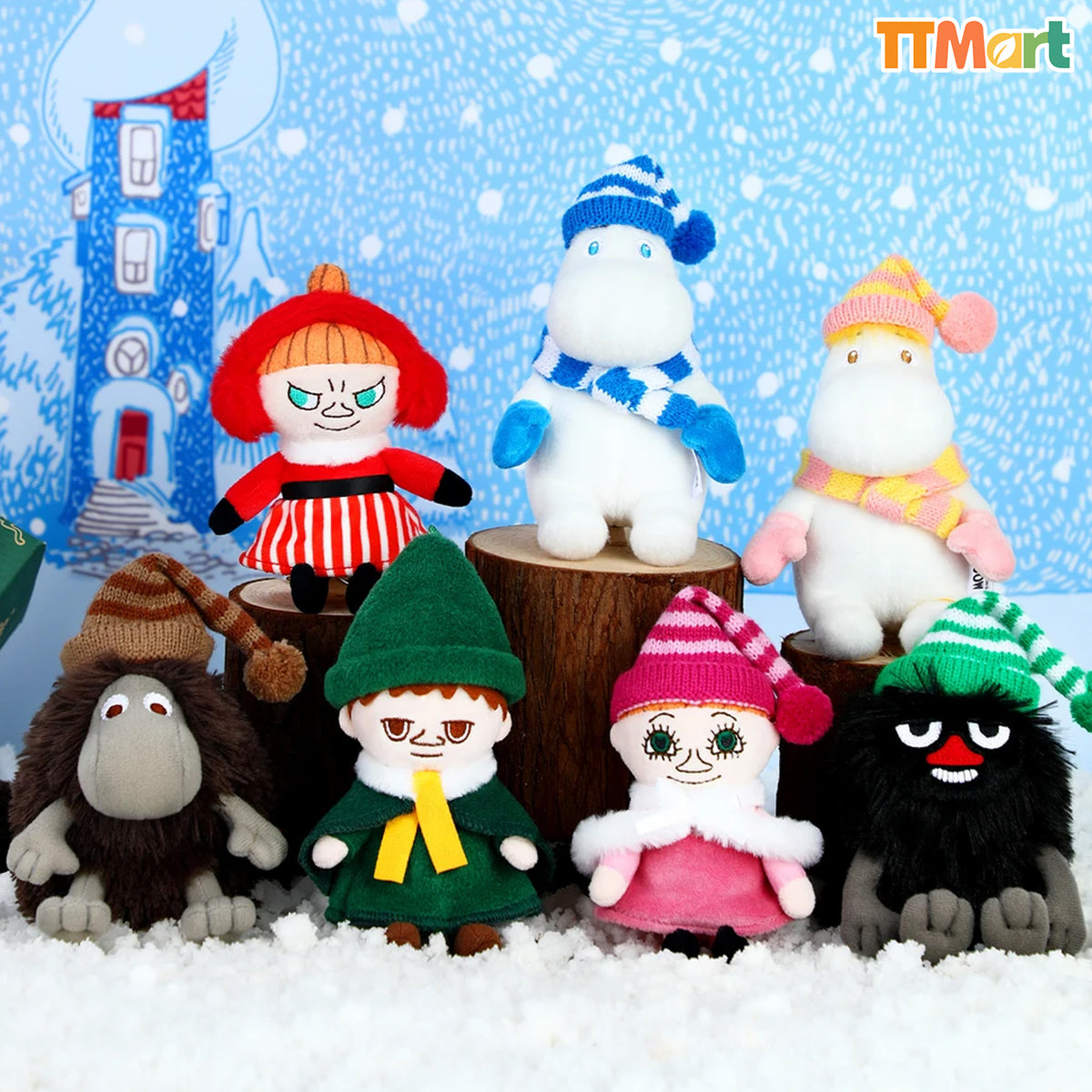 MOOMIN Winter Series Plush Keychian Blind Box
