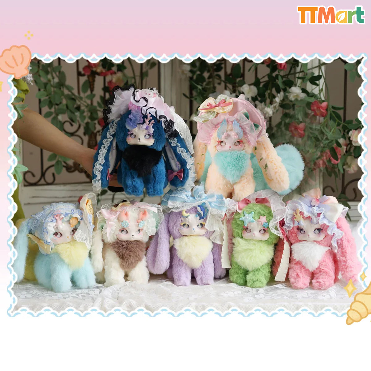 TUTULONG Fluffy Shore Series Plush Blind Box