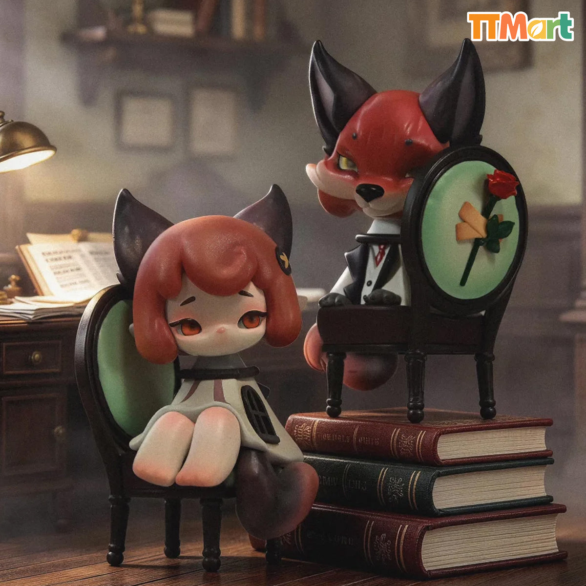 DUAL BEAR Attic Encounter Series Figures Blind Box