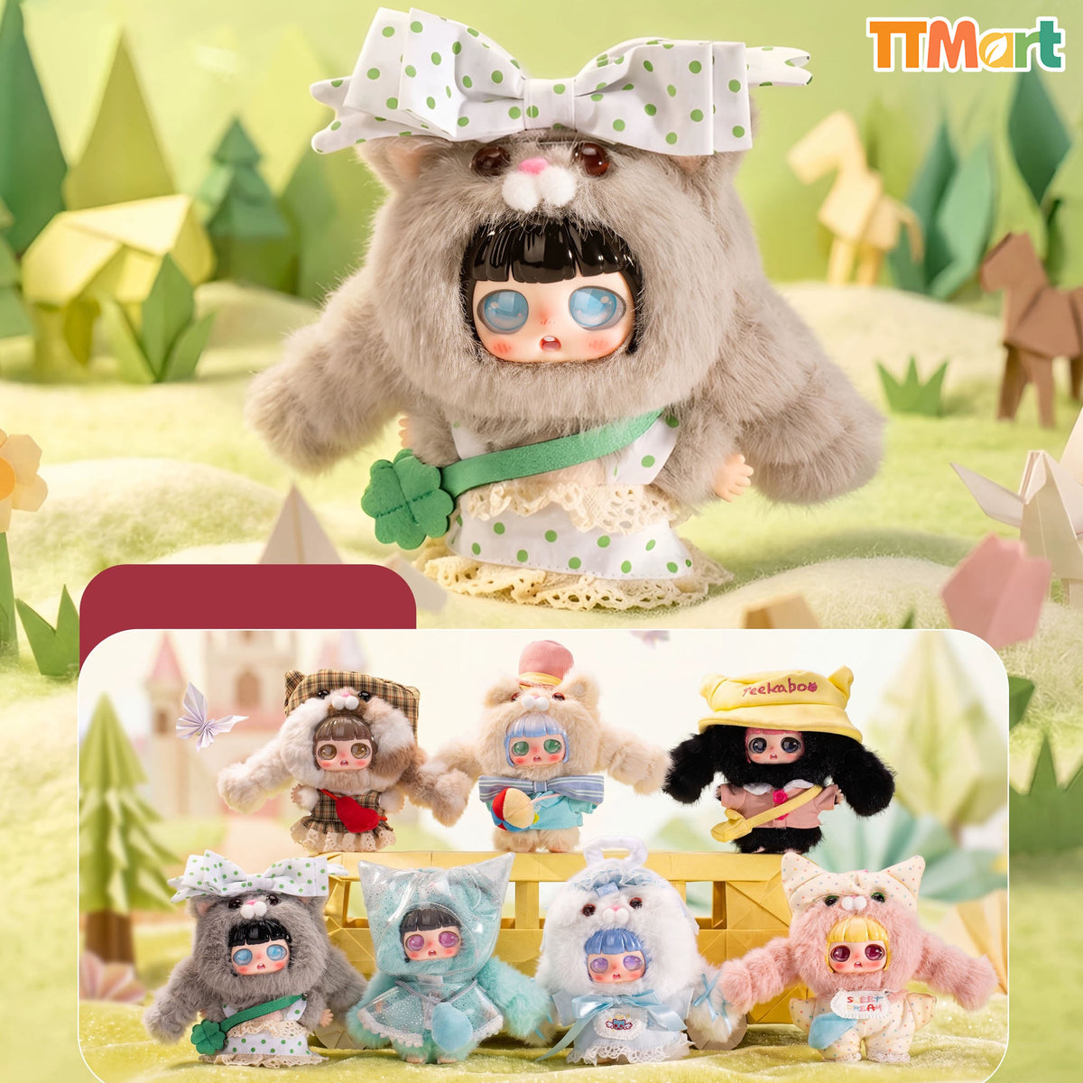 PEEKABOO The Cats Save The World Series Plush Blind Box