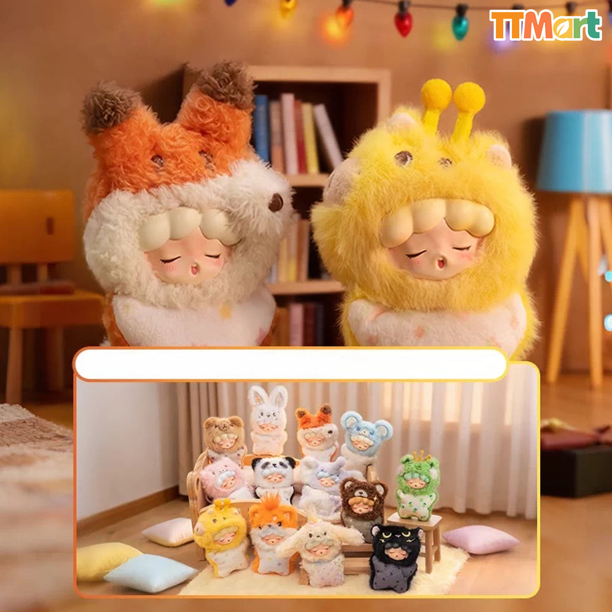 YUMO Angry Animals Mini Series Plush Blind Box Toy