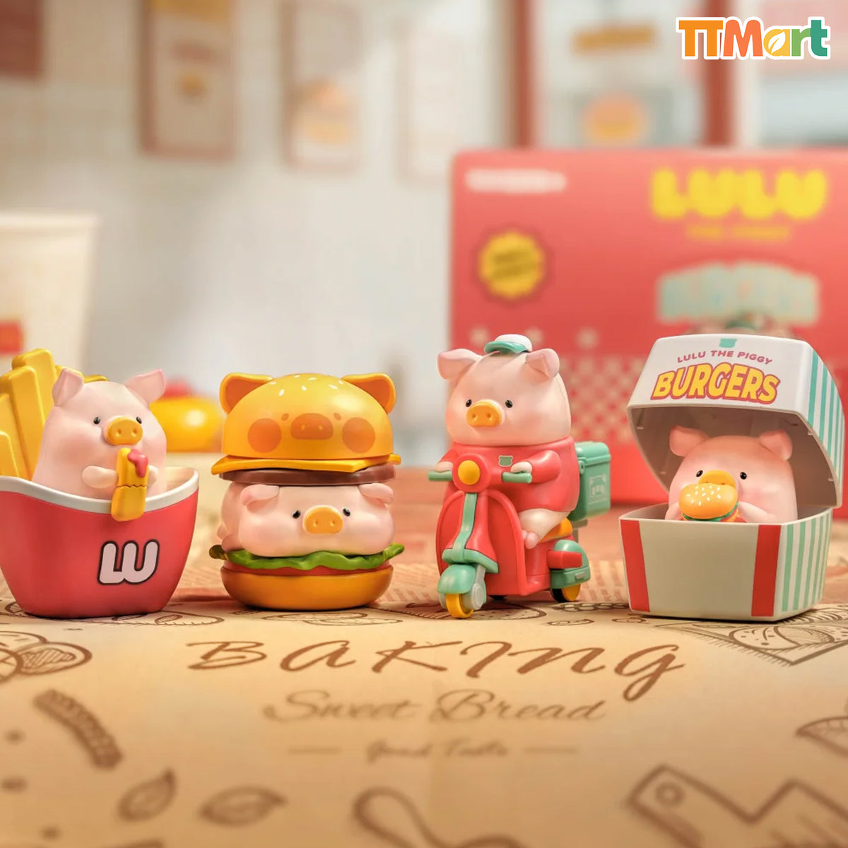 LULU THE PIGGY Love Burger Series Blind Box