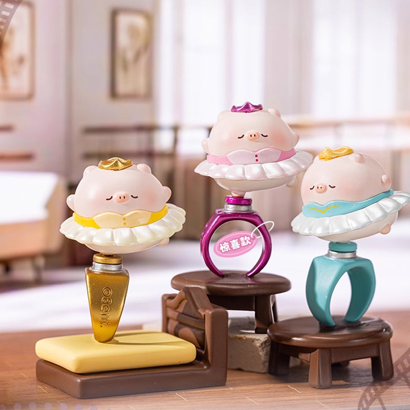 TIAN BAO Piggy Starry Waltz Rotating Ring Series Blind Box