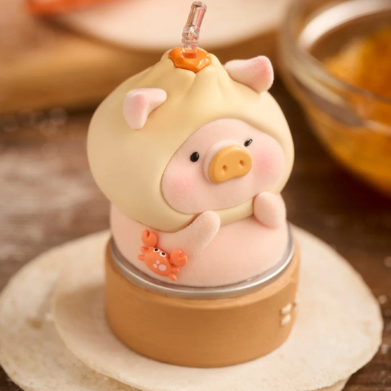 LULU THE PIGGY Crab Roe Bun Hanging Card