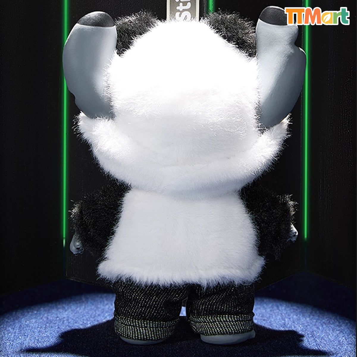 STITCH Panda Vinyl Plush Hanging Card