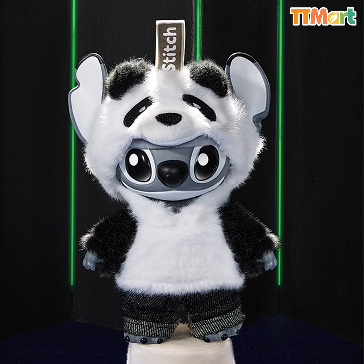 STITCH Panda Vinyl Plush Hanging Card