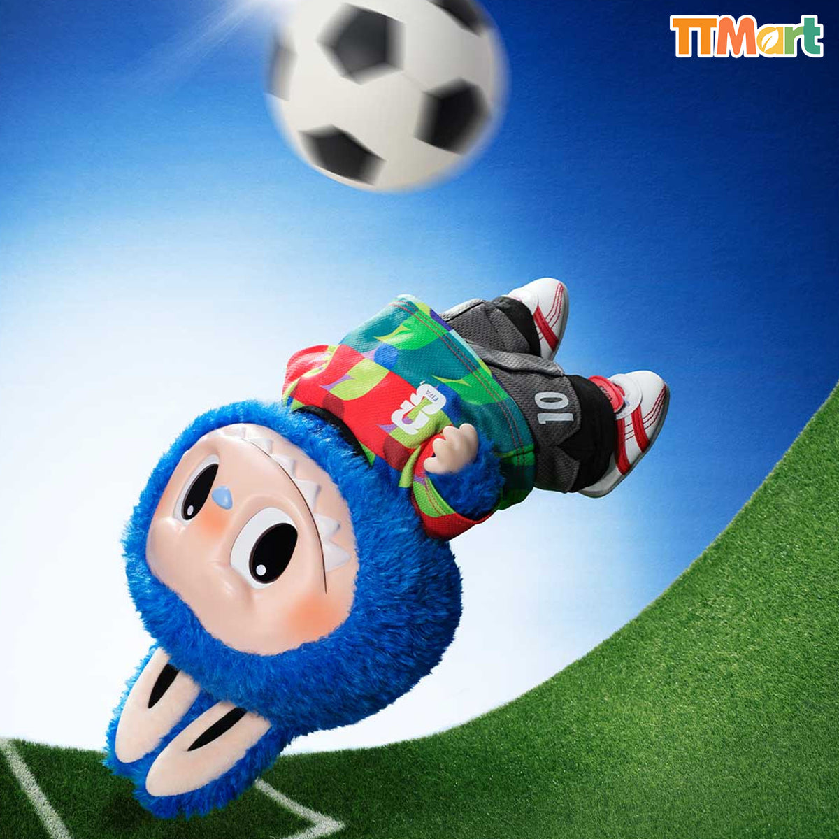 THE MONSTERS × FIFA SERIES-Catch the Win Vinyl Plush Doll