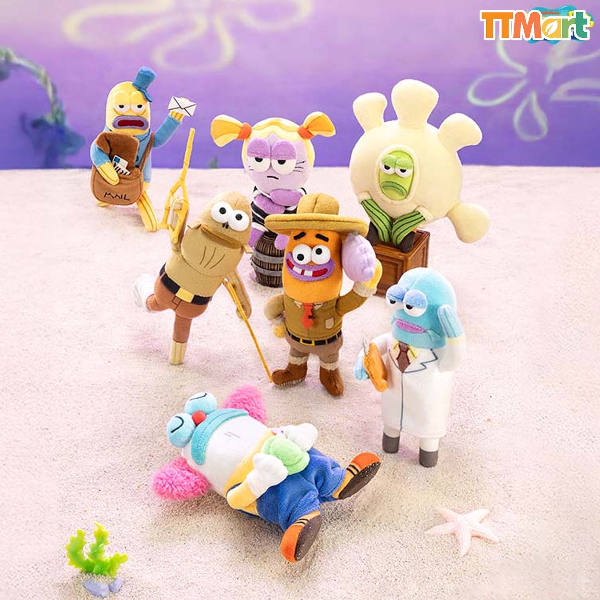 Bikini Bottom Buddies ぬいぐるみ2セット Bikini Bottom Buddies - V2 Whimsical Plush Series Blind Box