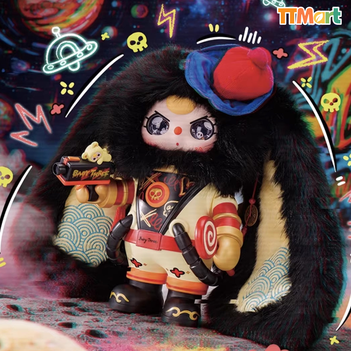 Baby Three Limited 400% Astronaut Figure Confirmed Design Honey Bearer/Mischief Maker