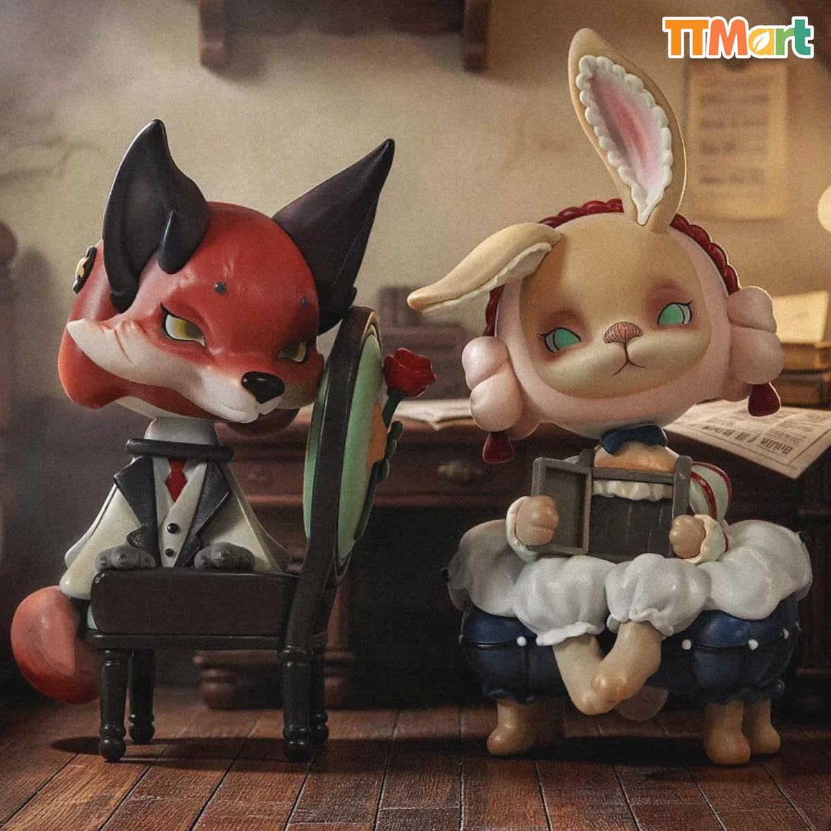 DUAL BEAR Attic Encounter Series Figures Blind Box