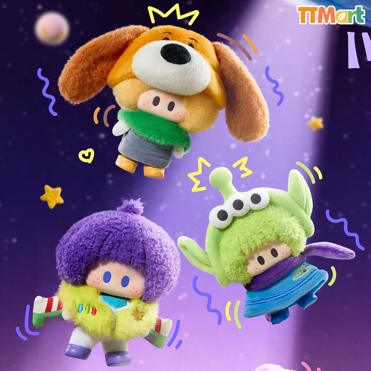 YOYO Toy Story 5 Cute Together Series Plush Blind Box