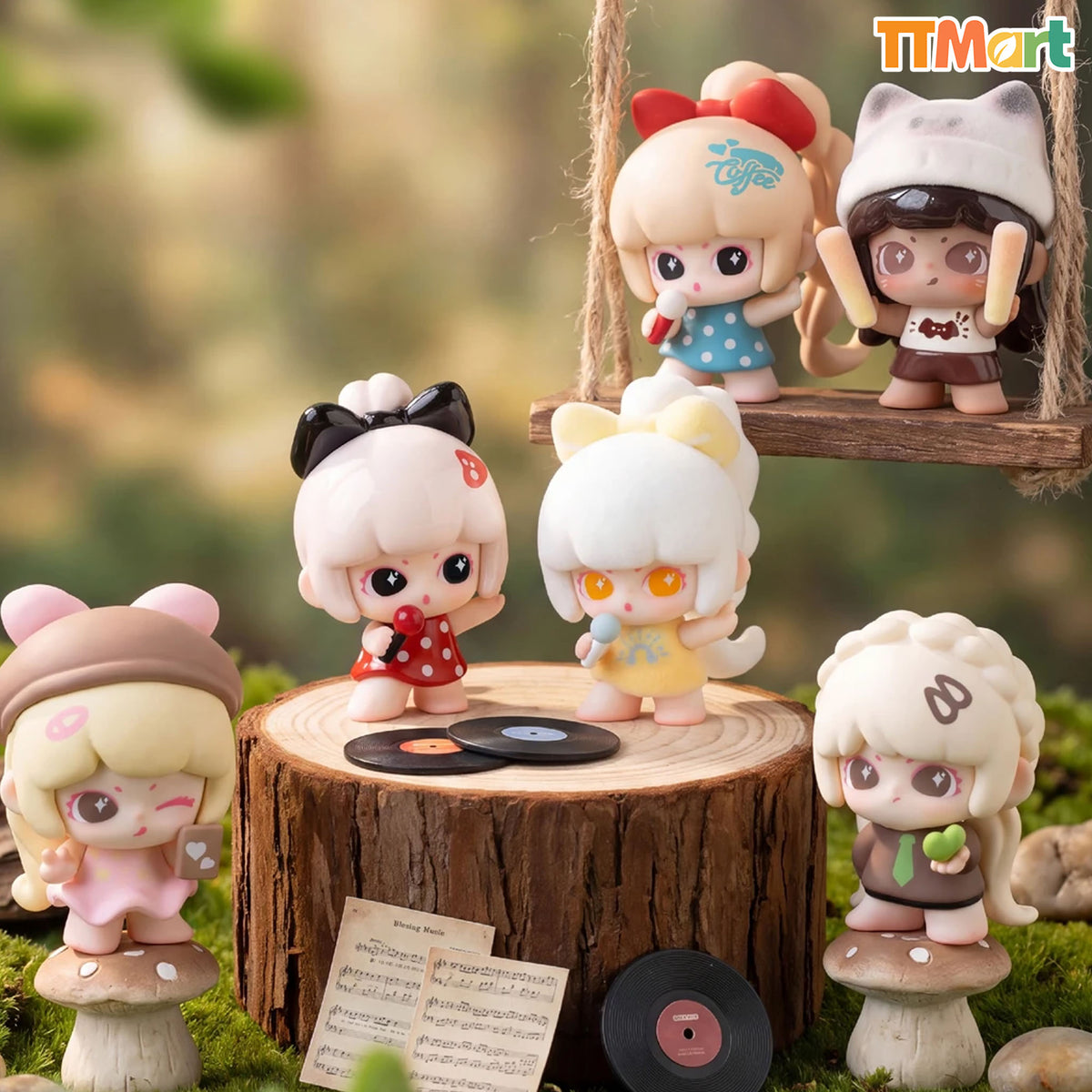 LANCY LULU Keep Your Spirit Free Series Bean Blind Bag
