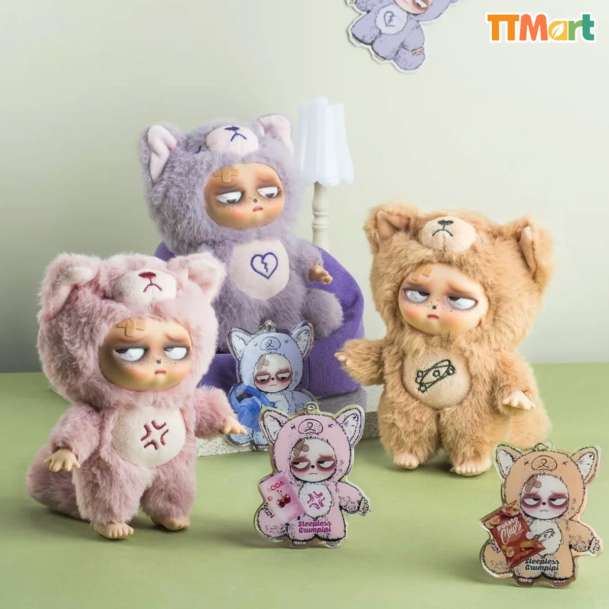Sleepless Grumpipi Series Plush Blind Box