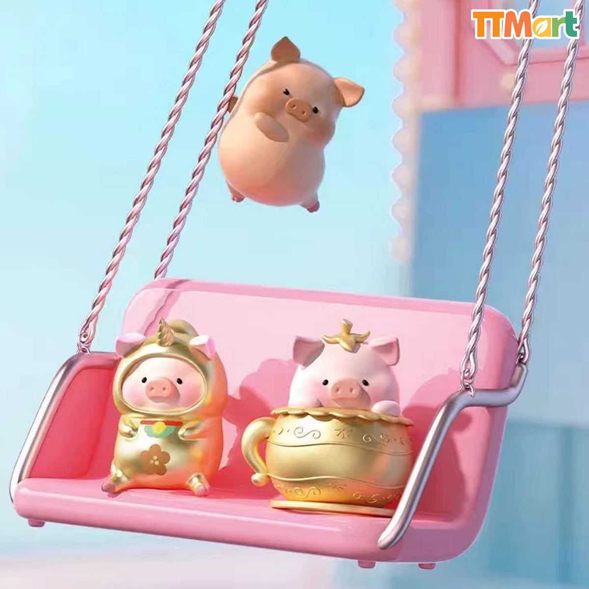 LULU THE PIGGY Car Screen Scented Decorative Mini Figure Blind Box