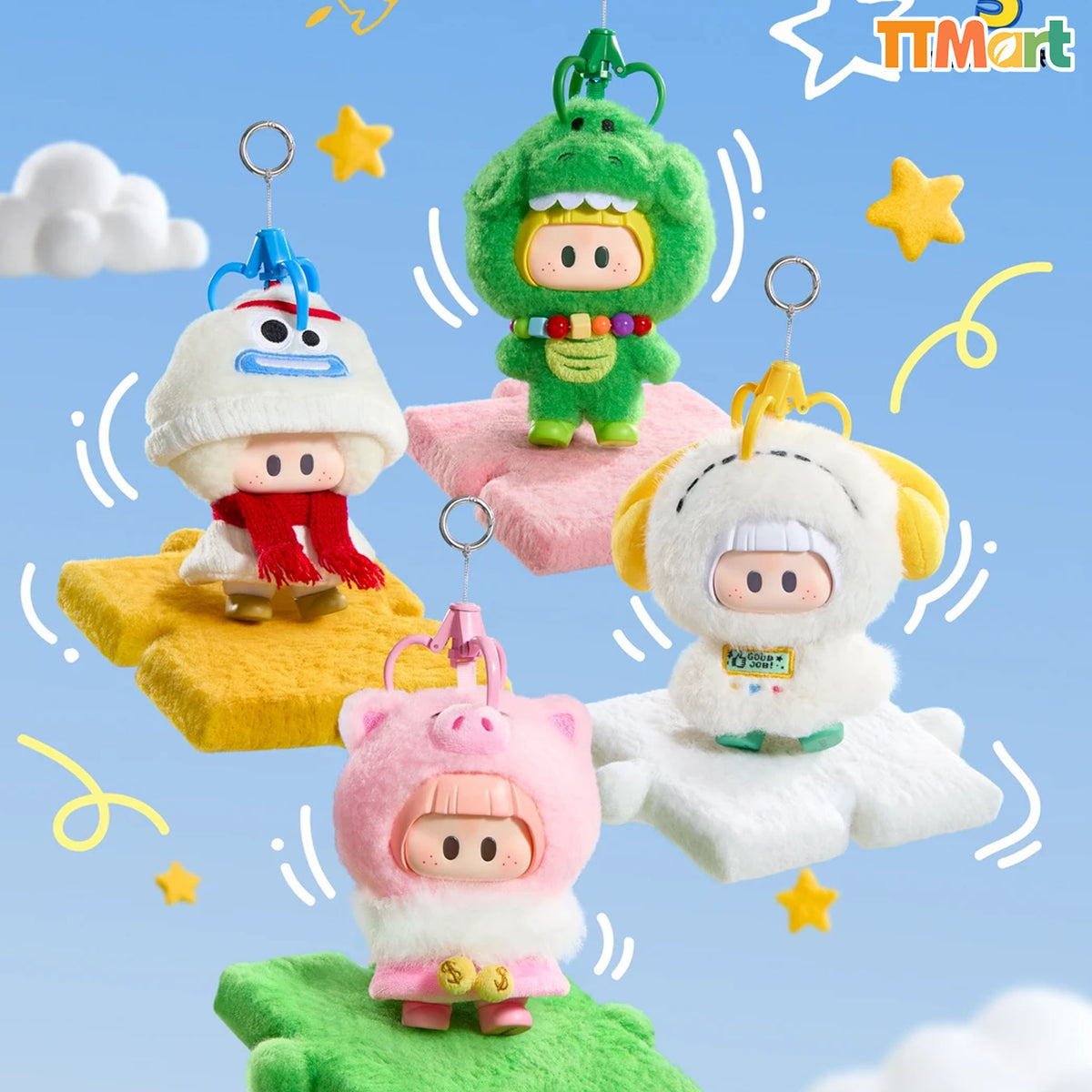 YOYO Toy Story 5 Cute Together Series Plush Blind Box