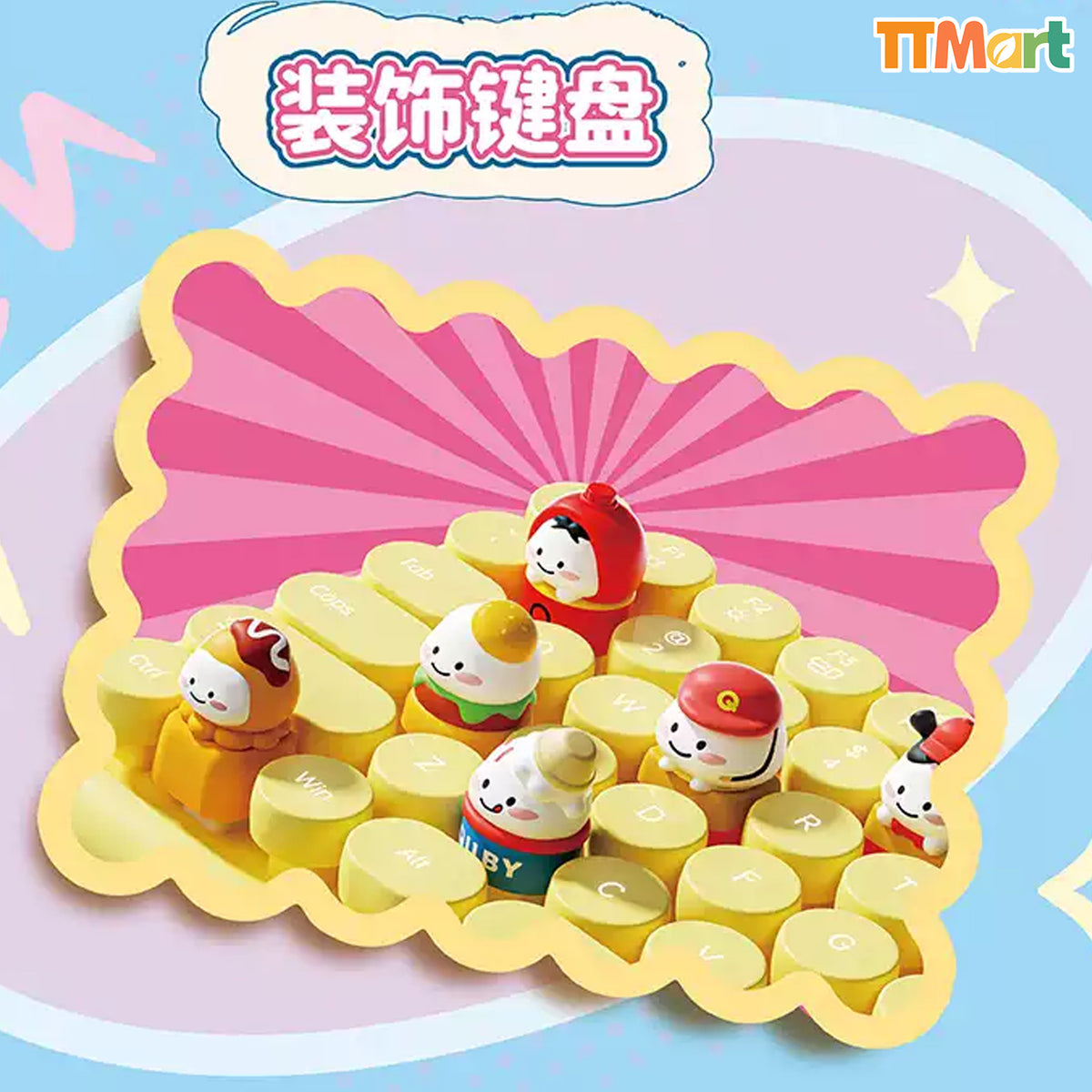 Sweet Baby Food Keycap Series Blind Box