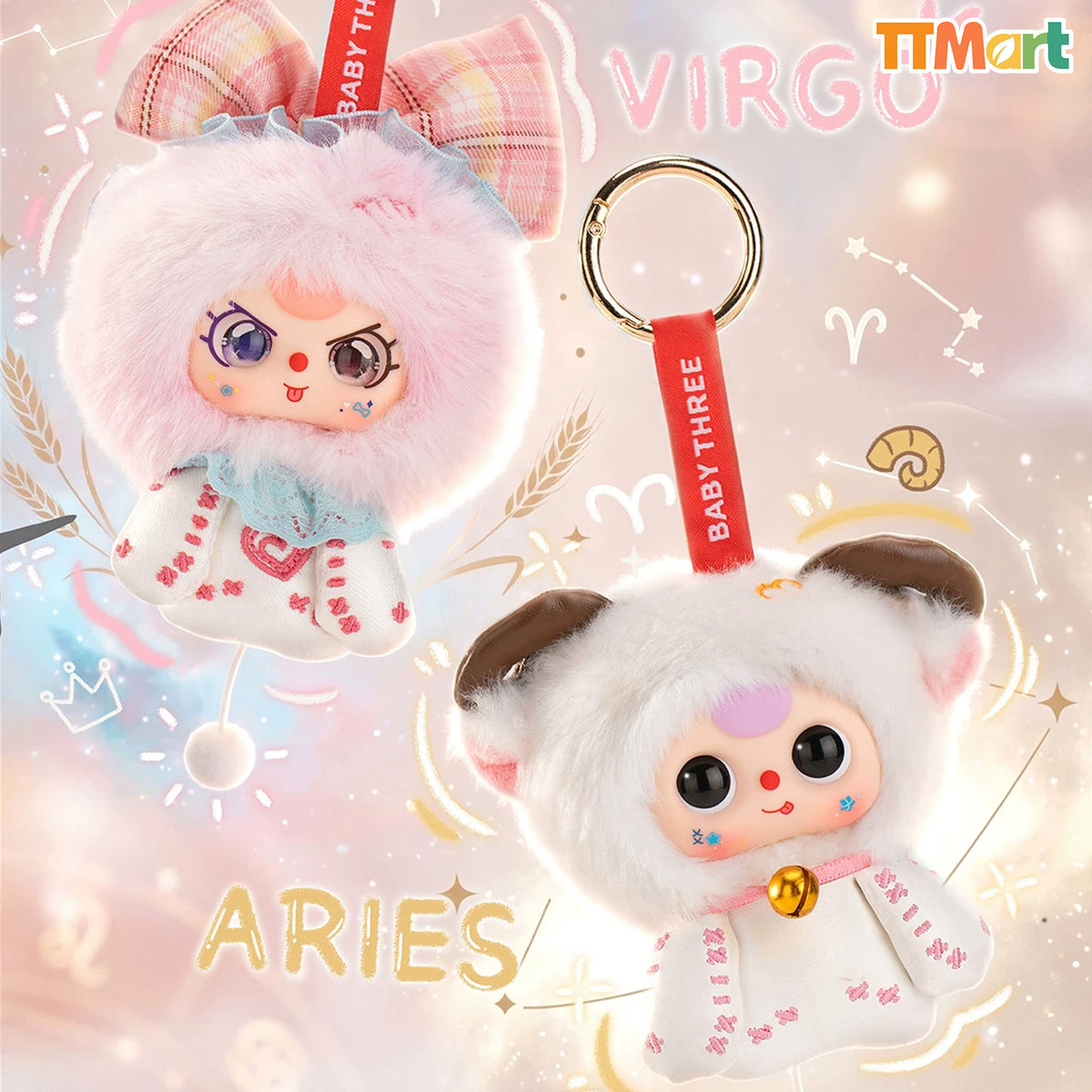 Baby Three Zodiac Guardian Story Series Plush Blind Box