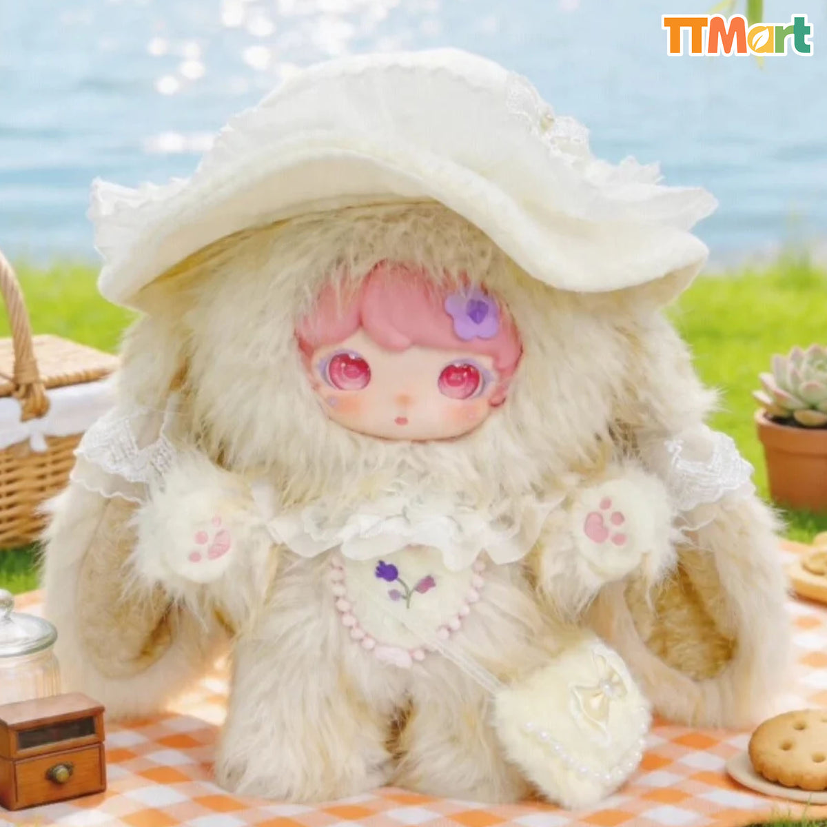 LUXI 600% Picnic Bunny Series Plush Blind Box