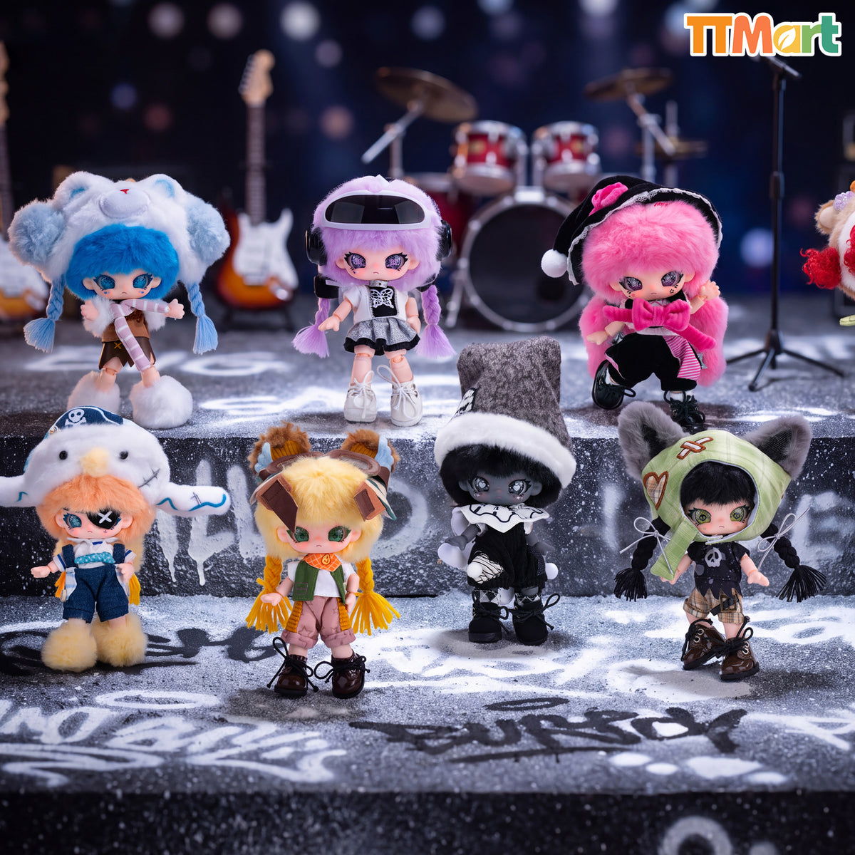 REBABY Chasing Light Idol Plush BJD Blind Box