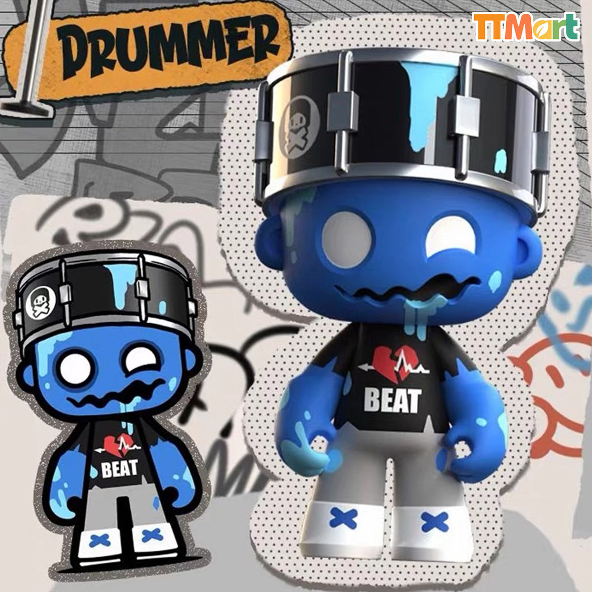 MR.BONE Junior Zombies Back Series Figure Blind Box