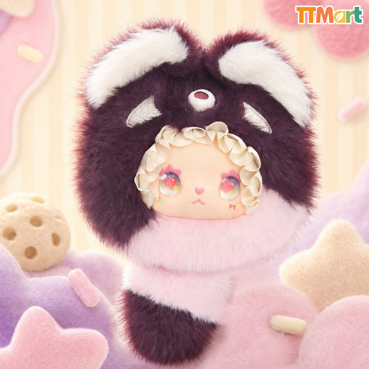 LUCKY EMMA Silly Little Cutie Pouch Series Plush Blind Box