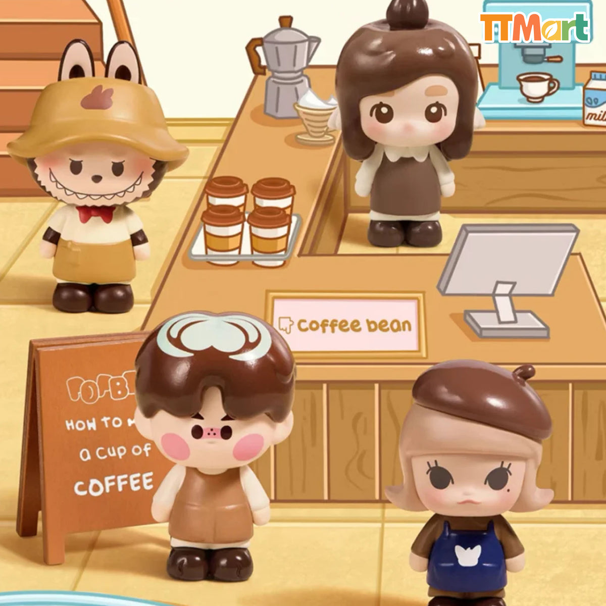 POP BEAN Coffee Factory Series Mini Confirmed Design