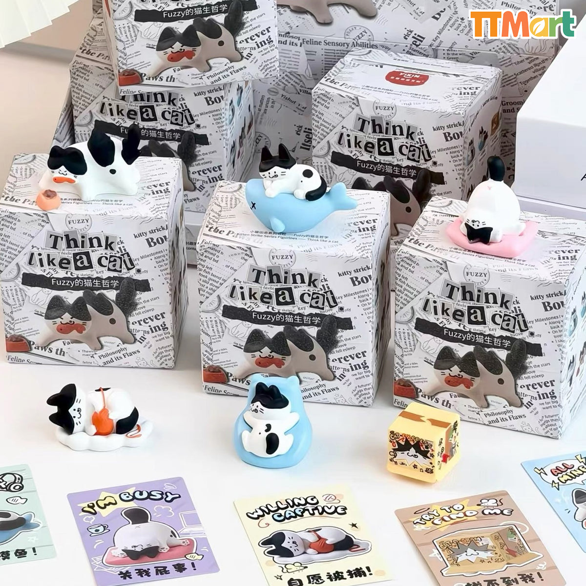FUZZY Think Like A Cat Series Blind Box