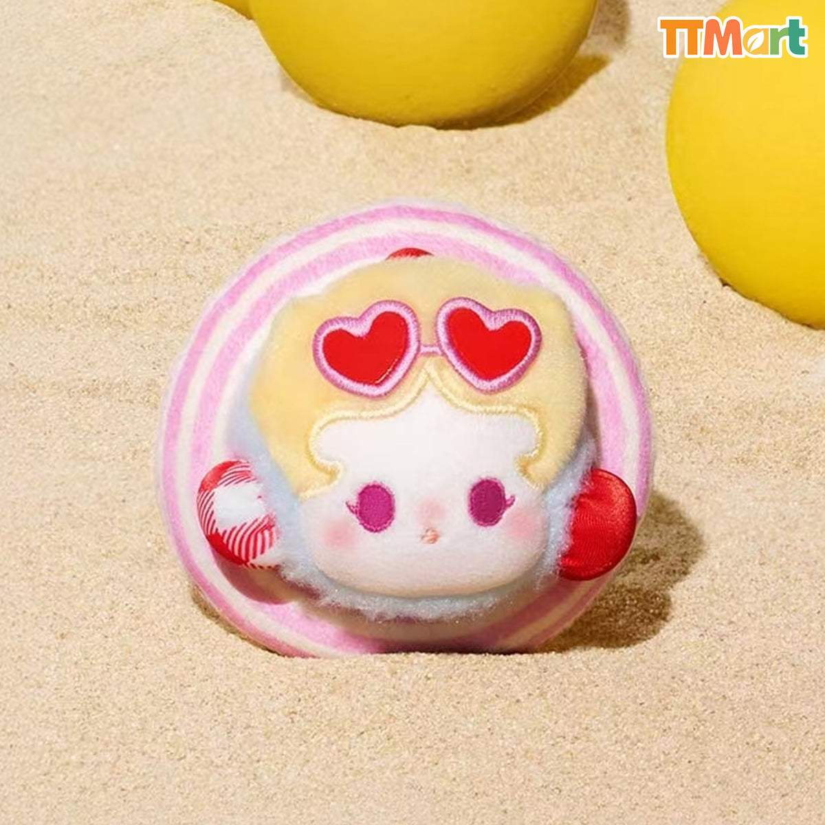 POP BEAN Island Vacation Series Mini Plush Pendant Blind Box