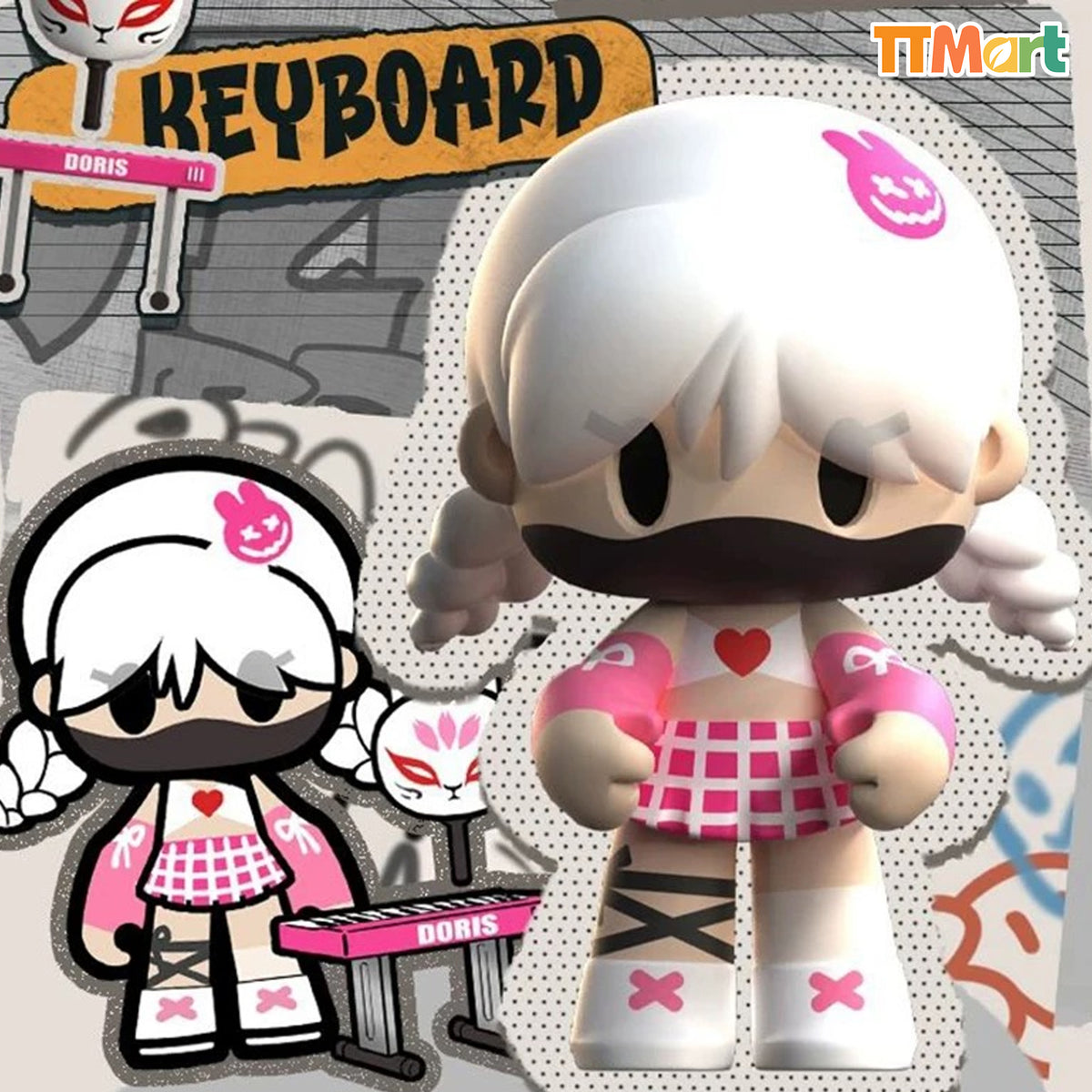 MR.BONE Junior Zombies Back Series Figure Blind Box