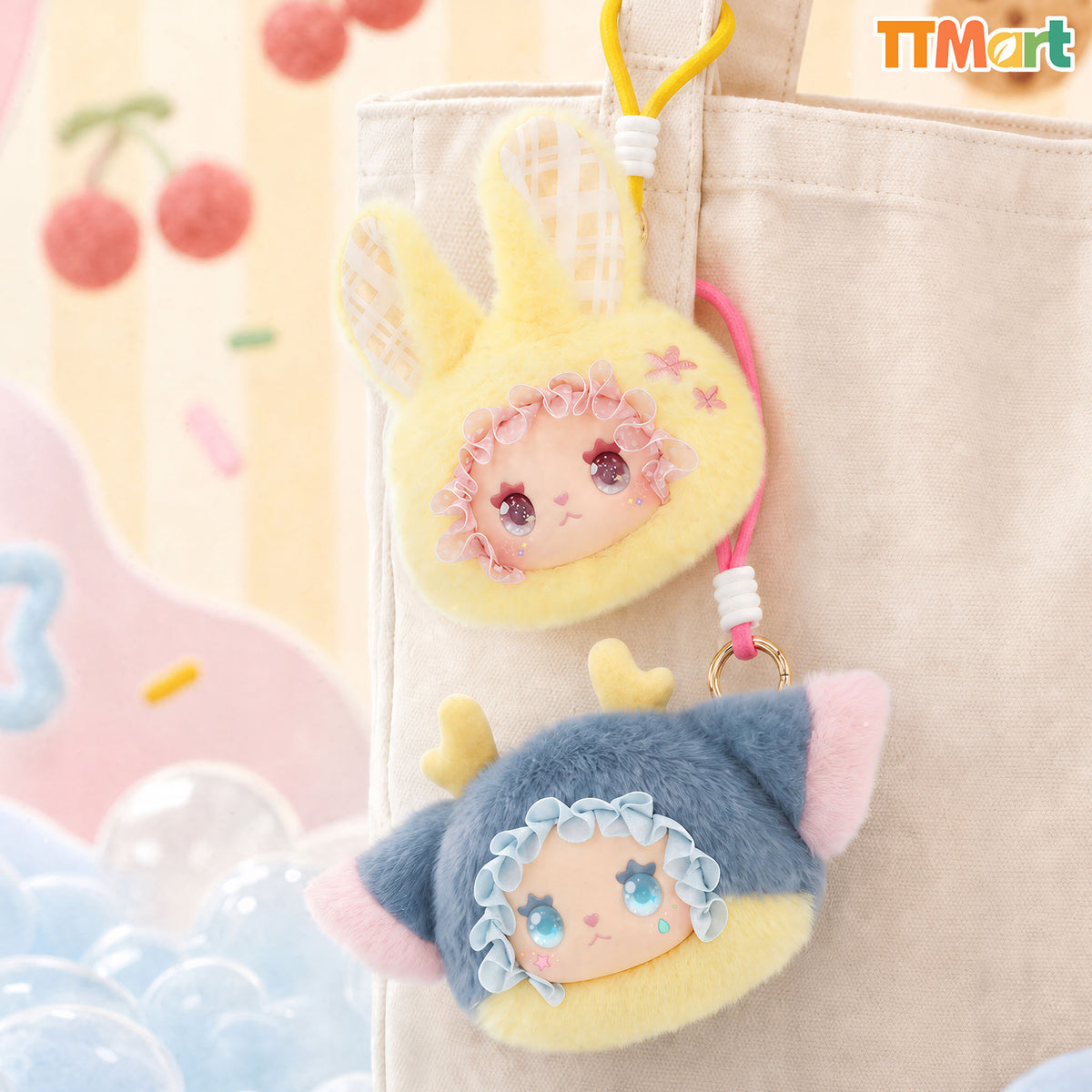 LUCKY EMMA Silly Little Cutie Pouch Series Plush Blind Box