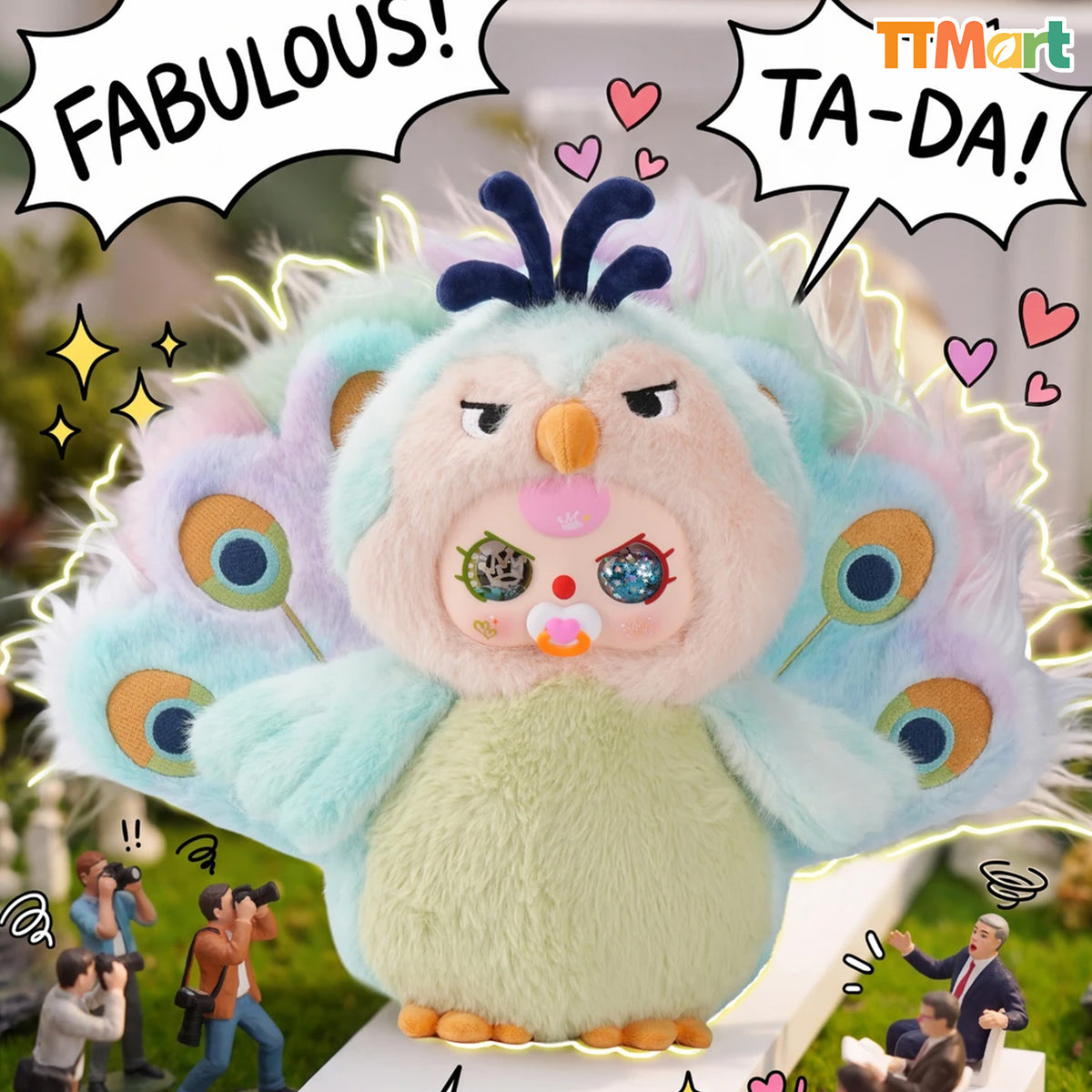 Baby Three Super Fun 400% Plush Series Blind Box