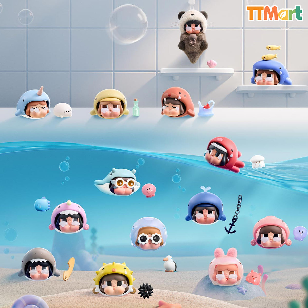 CRYBABY Cry Me an Ocean Series Figures Blind Box
