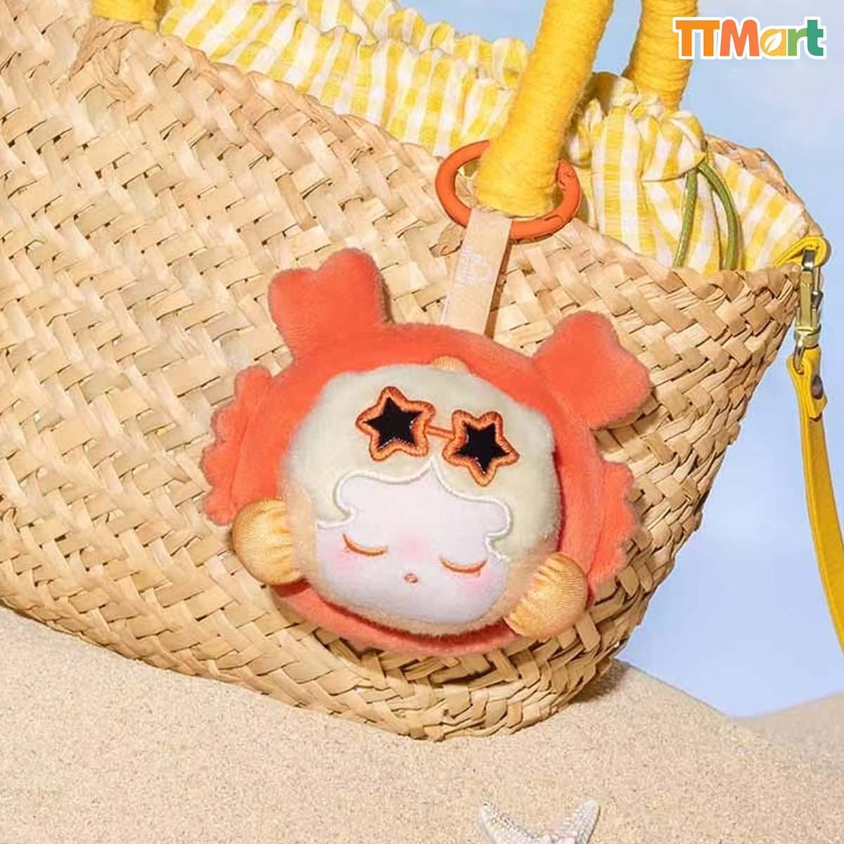 POP BEAN Island Vacation Series Mini Plush Pendant Blind Box