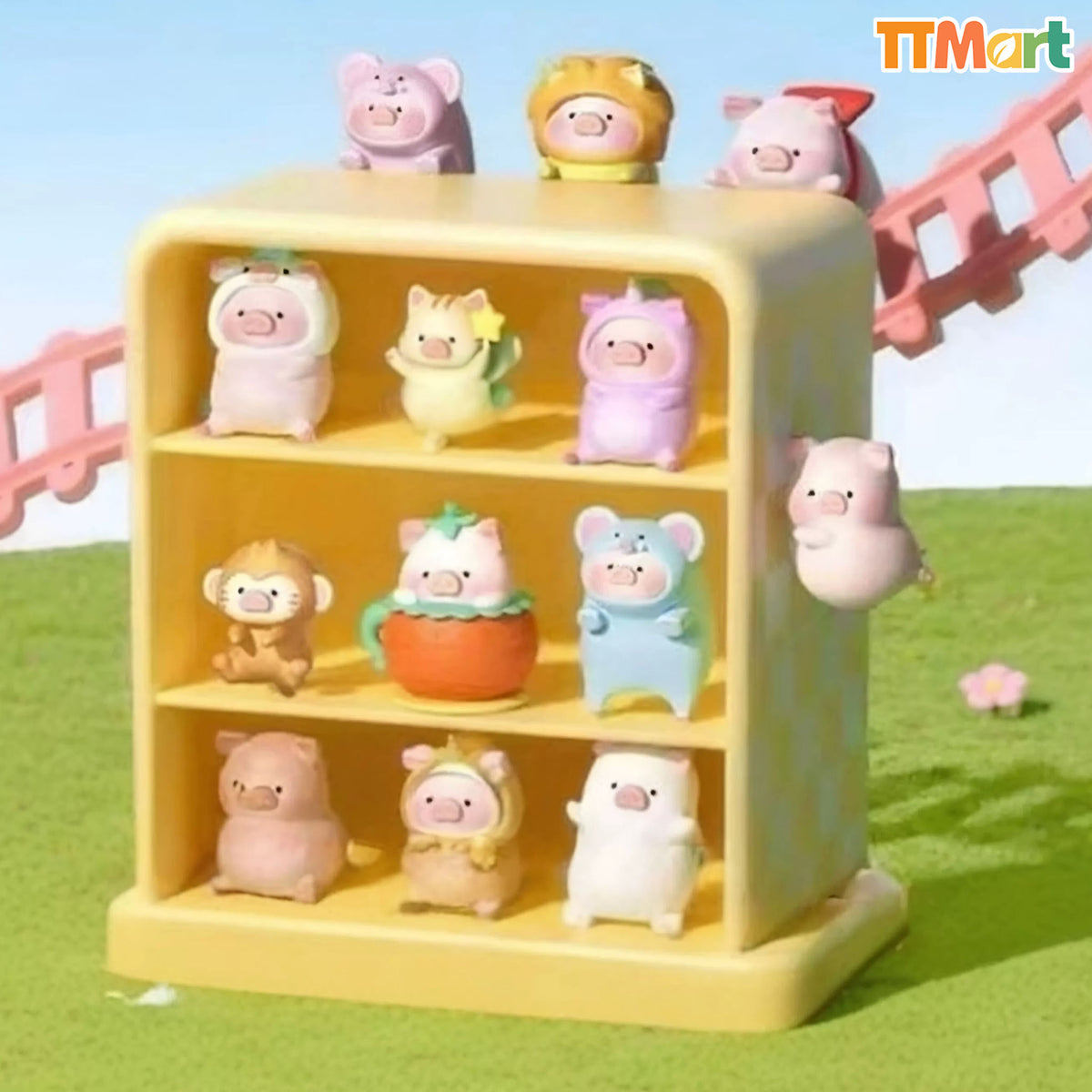 LULU THE PIGGY Car Screen Scented Decorative Mini Figure Blind Box