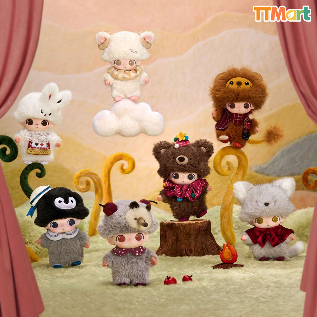 DIMOO The Secret Theatre Club Series - Vinyl Plush Pendant Blind Box