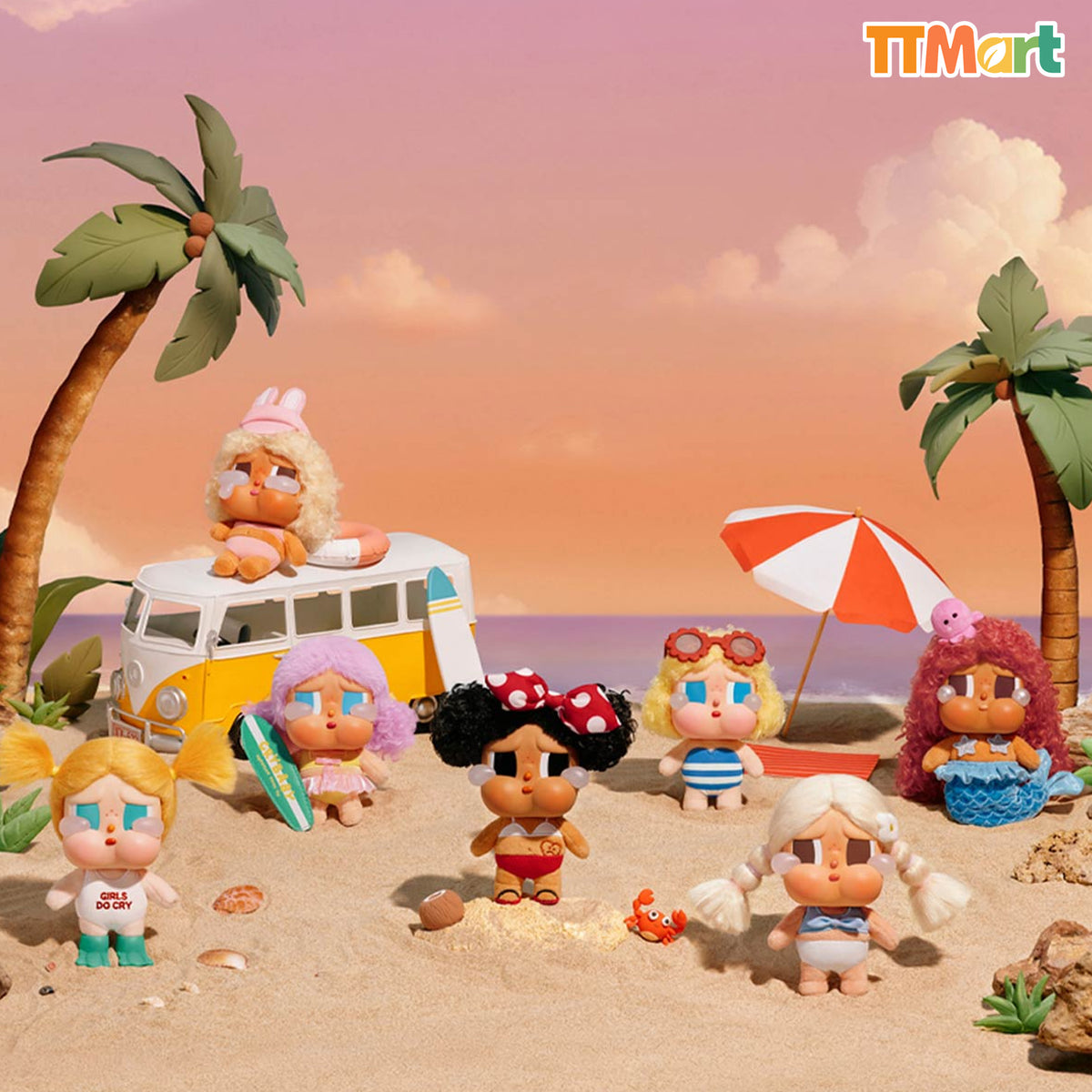 CRYBABY Vacation Mode On Plush Series Blind Box