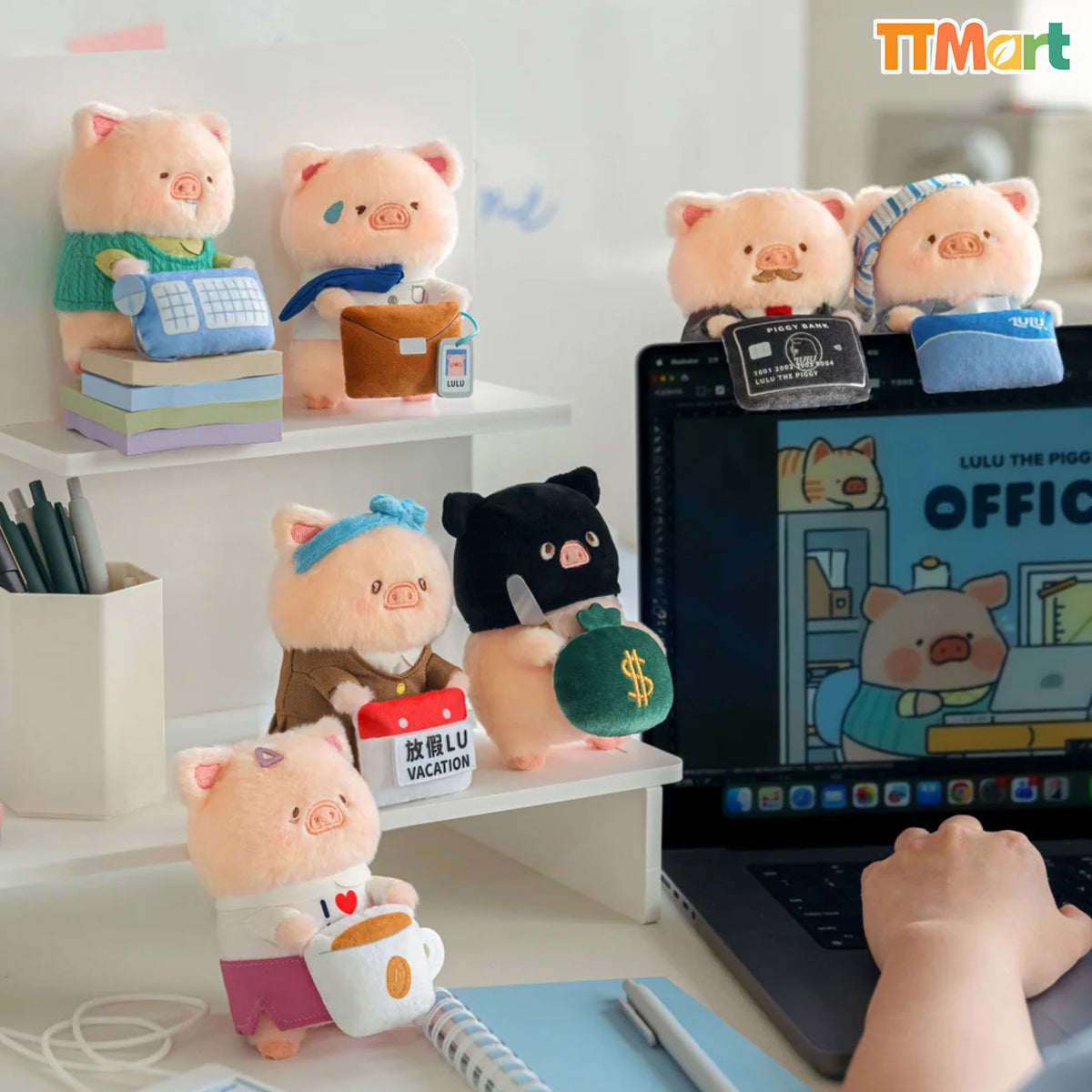 LULU THE PIGGY My Workplace Partners Series Plush Blind Box